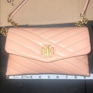 Tory Burch Blush Quilted Crossbody Bag